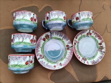Lot de vaisselle chinoise tasses sous tasses porcelaine  beschikbaar voor biedingen