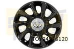 Toyota Aygo velg Aluminium 15'' turbine hoogglans zwart Orig, Auto-onderdelen, 15 inch, -, Verzenden, -