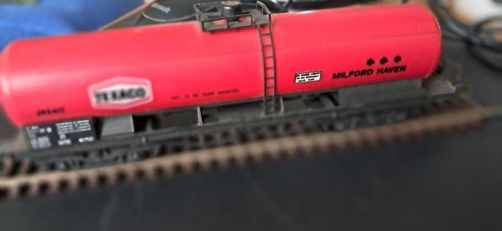 Lima tank wagon Texaco Milford Haven, Hobby en Vrije tijd, Modeltreinen | H0, Gebruikt, Wagon, Gelijkstroom of Wisselstroom, Lima