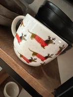 Grote mok 40cl Teckel KERSTMOK, Ophalen, Nieuw