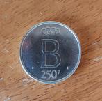 250 francs / frank België boudewijn 1976 zilver, Ophalen of Verzenden, Zilver
