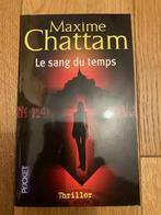 Le sang du temps de Maxime Chattam, Ophalen of Verzenden, Zo goed als nieuw