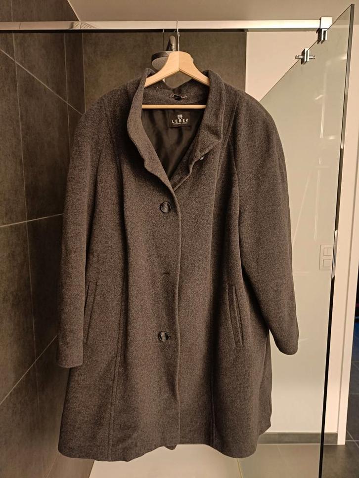 Mantel/jas met aparte sjaal/riem Barbara Lebek, Kleding | Dames, Jassen | Winter, Nieuw, Maat 46/48 (XL) of groter, Grijs, Ophalen of Verzenden