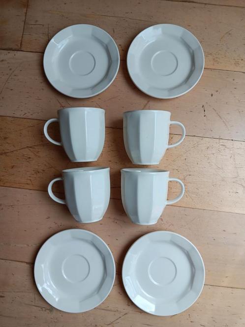 4x Villeroy&Boch Geo mok schotel, Huis en Inrichting, Keuken | Servies, Zo goed als nieuw, Kop(pen) en/of Schotel(s), Wedgwood