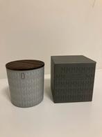 Glazen kaarshouder met houten deksel merk Räder, Enlèvement ou Envoi, Bois, Bougie