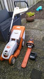 Stihl grasmaaier, Tuin en Terras, Grasmaaiers, Ophalen, Gebruikt, Accu-grasmaaier