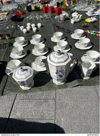 Antieke porseleinen koffieset uit Limoges, Antiek en Kunst, Ophalen