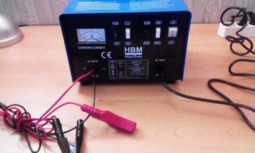 HBM Machines batterij lader 12v/24v  30A EN60335-2-29