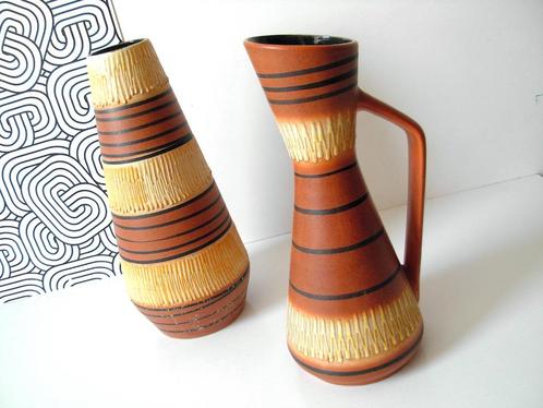 Vases vintage tendance en céramique ouest-allemande Scheurig, Antiquités & Art, Art | Objets design, Enlèvement ou Envoi
