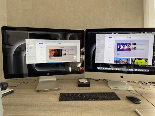 2 x Apple Thunderbolt Display 27" - werken perfect-als nieuw, Informatique & Logiciels, Apple Desktops, Comme neuf, Autres modèles