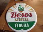 BESOS CERVEZA reclamebord 46cm bij 37cm, Ophalen
