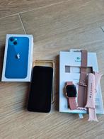 IPhone 13 128 GB blauw + watch serie 6 40mm, Ophalen, Blauw, IPhone 13, 128 GB