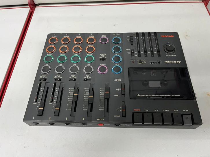 Tascam Porta 07 - Portastudio vintage cassette met 4 sporen, Audio, Tv en Foto, Cassettedecks, Ophalen
