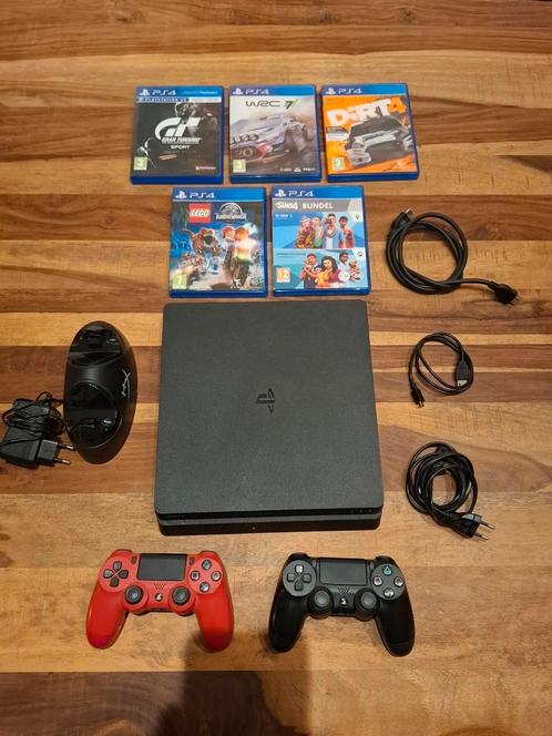 Playstation 4 + 2 consoles + 5 games + dubbel oplaadstation, Consoles de jeu & Jeux vidéo, Consoles de jeu | Sony PlayStation 4