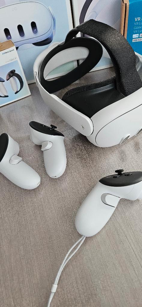 Meta Quest 3 512GB, Games en Spelcomputers, Virtual Reality, Zo goed als nieuw, Overige platformen, VR-bril, Ophalen