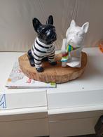 Franse bulldog beeldjes, Ophalen of Verzenden, Zo goed als nieuw