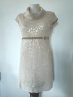 Robe pull beige col roulé avec sequins taille L mode hiver, Vêtements | Femmes, Robes, Enlèvement ou Envoi, Comme neuf, Beige