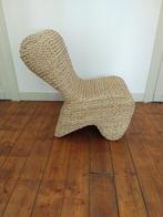 design fauteuil in bananenblad, Huis en Inrichting, Ophalen, Zo goed als nieuw, 50 tot 75 cm, Riet of Rotan