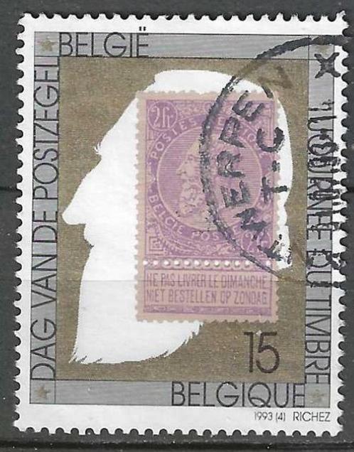 Belgie 1993 - Yvert/OBP 2500 - Dag van de postzegel (ST), Timbres & Monnaies, Timbres | Europe | Belgique, Affranchi, Maison royale