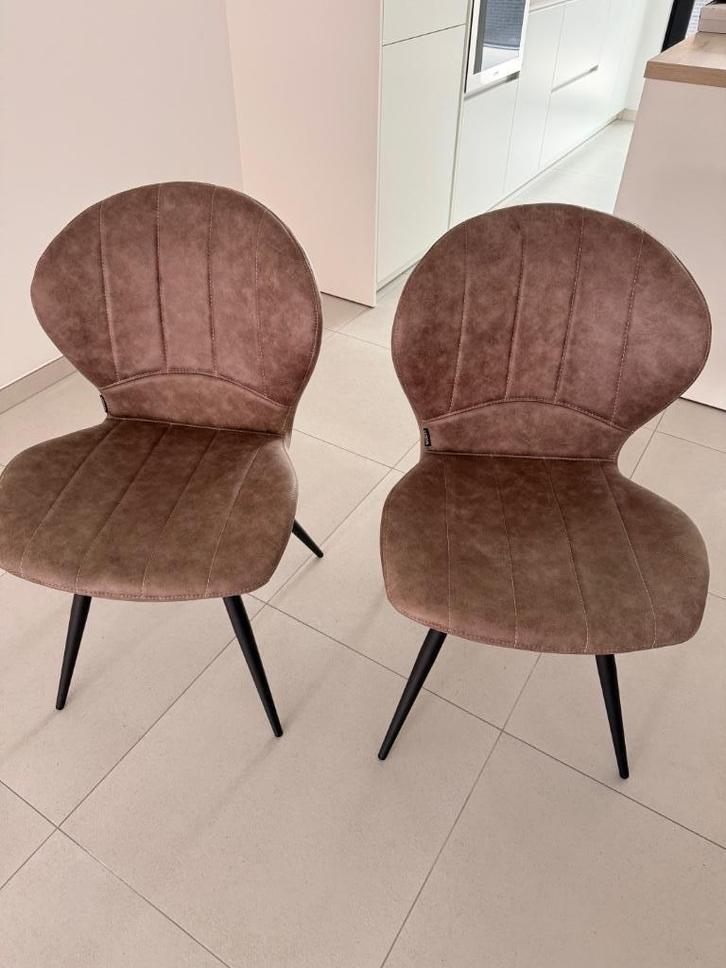 Stoelen, Huis en Inrichting, Stoelen, Nieuw, Vijf, Zes of meer stoelen, Kunststof, Bruin, Ophalen