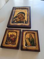 Mooie houten religieuze decoratie, Ophalen of Verzenden