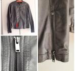 Jas Nieuwstaat grijs leatherlook L, Ophalen of Verzenden, Zo goed als nieuw, Grijs