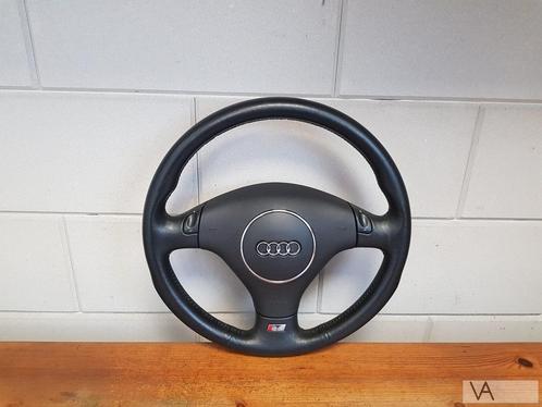 Audi S6 1997-2004 lederen stuur met airbag knoppen flippers, Auto-onderdelen, Besturing, Audi, Gebruikt, Ophalen of Verzenden