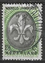Nederland 1937 - Yvert 292 - Internationale Jamboree (ST), Affranchi, Envoi