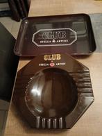 Asbak + plateau CLUB de Stella Artois, Verzamelen, Biermerken, Ophalen of Verzenden, Zo goed als nieuw, Reclamebord, Plaat of Schild