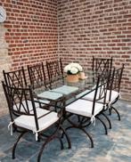 Table en verre 2 m + 6 chaises + console extension, Enlèvement