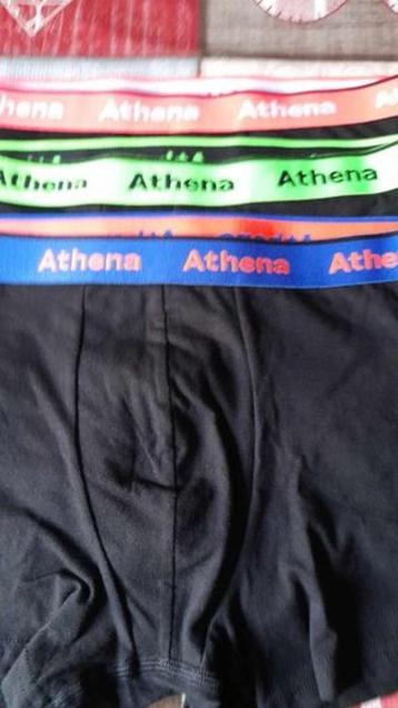 Lot de 3 boxers 3/M ATHENA, Enlèvement ou Envoi, Noir, Athena, Boxer