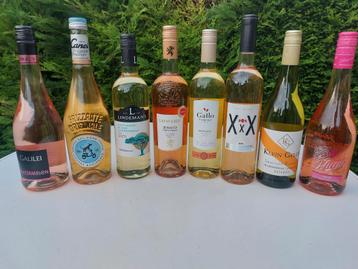 35 flessen wijn Cava rosé wit van alles wat beschikbaar voor biedingen