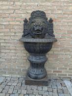 Gietijzeren muurfontein met leeuwenkop, Tuin en Terras, Tuinwanddecoratie, Ophalen