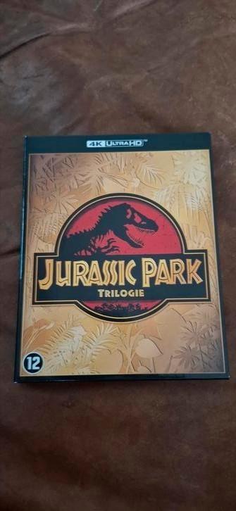 Jurassic Park Trilogie 4K Ultra HD Blu-ray, Cd's en Dvd's, Blu-ray, Zo goed als nieuw, Avontuur, Boxset, Ophalen of Verzenden