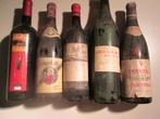 5 oude rode Wijnen van de jaren 70-80, Verzamelen, Wijnen, Ophalen of Verzenden, Zo goed als nieuw, Rode wijn, Vol