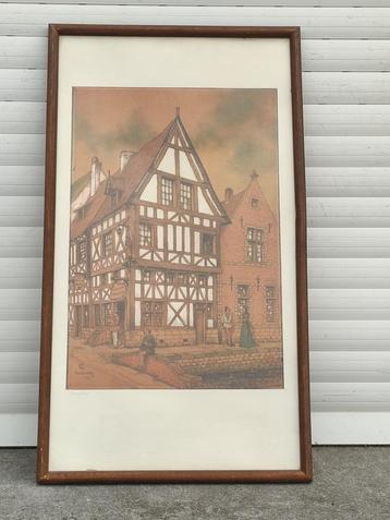 lithographie signe paul collet beschikbaar voor biedingen