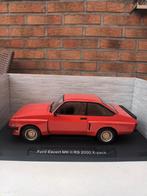 Rode Ford escort mk2 ,200 rs x pack, schaal 1.18., Ophalen of Verzenden, Zo goed als nieuw