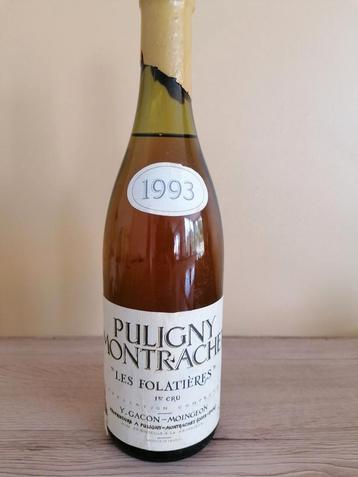 Puligny Montrachet "Les Folatières" 1er Cru 1993 + 1994 beschikbaar voor biedingen