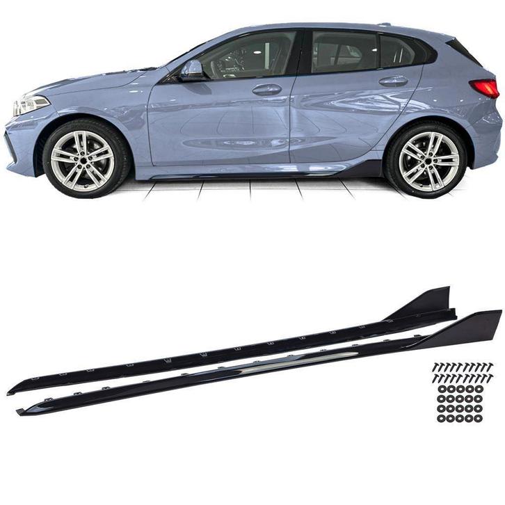 Side Skirts Hoogglans Zwart Voor Bmw 1 Serie F40 M Pack, Autos : Divers, Tuning & Styling, Envoi