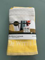 3 essuies vaisselle De Witte Lietaer, Huis en Inrichting, Keuken | Textiel, Nieuw, Theedoek of Handdoek, Geel