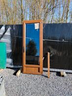 Porte  pvc chêne doré vitré., Bricolage & Construction, Châssis & Portes coulissantes, Enlèvement ou Envoi, Comme neuf