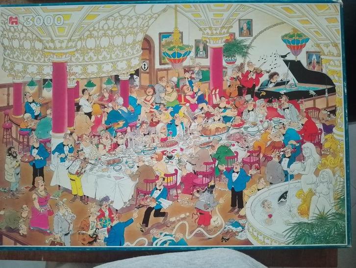 Puzzels Jan van Haasteren, Hobby en Vrije tijd, Denksport en Puzzels, Zo goed als nieuw, Legpuzzel, Meer dan 1500 stukjes, Ophalen
