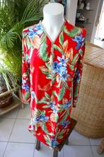 vintage dressing bloemrijk uitend leuke jurk, Maat 38/40 (M), Vintage Dressing, Ophalen of Verzenden, Gedragen
