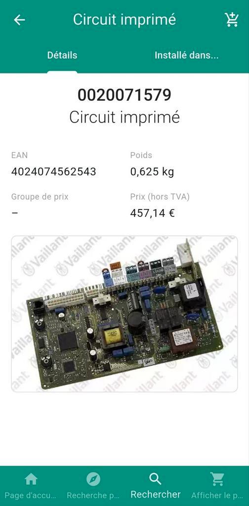 Kaart Vaillant ecoVIT VKK.../2 (100% nieuw), Verzamelen, Overige Verzamelen, Nieuw, Ophalen of Verzenden