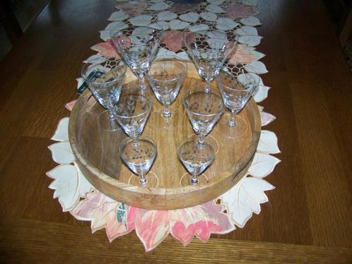 Vintage geslepen glasservies, Diversen, Overige Diversen, Zo goed als nieuw, Ophalen
