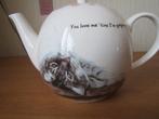 theepot "katten", Verzamelen, Ophalen of Verzenden, Zo goed als nieuw, Porselein, Overige typen