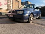 Volkswagen golf 4 cabriolet karmann cuir A/C, Auto's, 4 cilinders, Cabriolet, Blauw, Leder