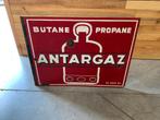 emaille bord antargaz, Verzamelen, Merken en Reclamevoorwerpen, Ophalen, Gebruikt, Reclamebord