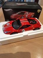 Ferrari 458 challenge 1/18 hotwheels elite, Comme neuf, Enlèvement ou Envoi, Anson