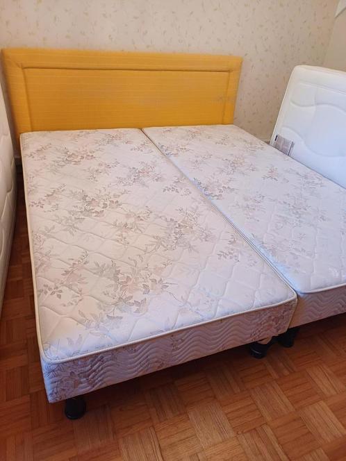 boxspring 2 personen 180 cm, Huis en Inrichting, Slaapkamer | Boxsprings, Gebruikt, 180 cm, 200 cm, Tweepersoons, Overige kleuren